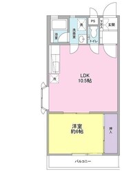 向月マンションの物件間取画像